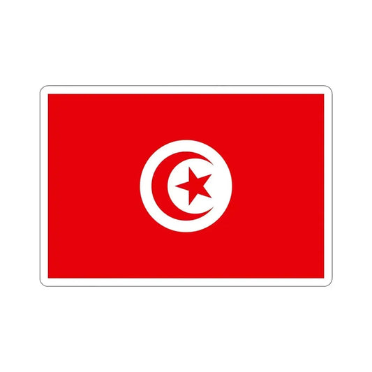 Flag of Tunisia STICKER Vinyl Die-Cut Decal 6 Inch - The Sticker Space