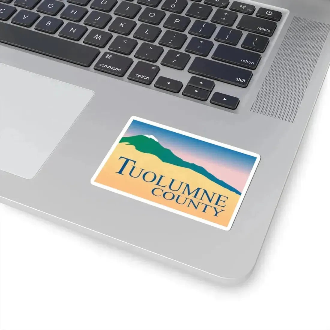 Flag of Tuolumne County California (United States) STICKER Vinyl Kiss-Cut Decal - The Sticker Space