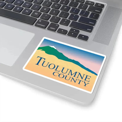 Flag of Tuolumne County California (United States) STICKER Vinyl Kiss-Cut Decal - The Sticker Space