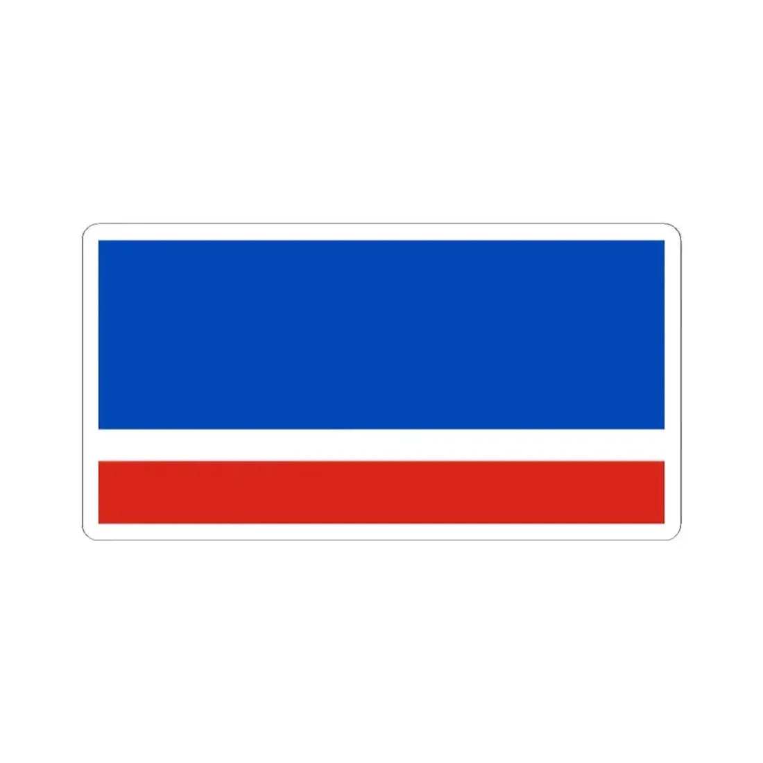 Flag of Turaw Belarus (Belarus) STICKER Vinyl Kiss-Cut Decal 2 Inch White - The Sticker Space