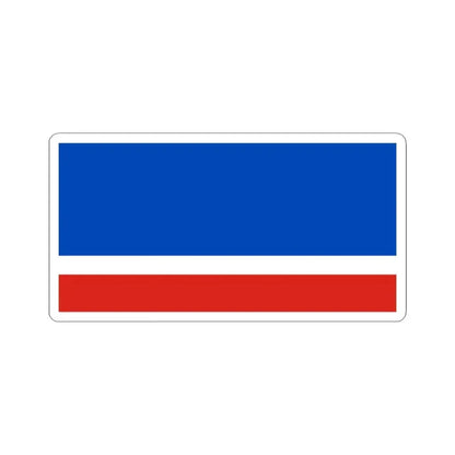 Flag of Turaw Belarus (Belarus) STICKER Vinyl Kiss-Cut Decal 3 Inch White - The Sticker Space