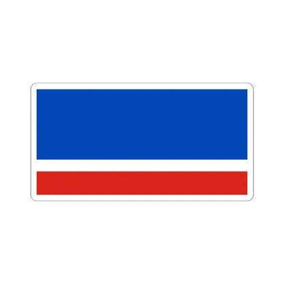 Flag of Turaw Belarus (Belarus) STICKER Vinyl Kiss-Cut Decal 4 Inch White - The Sticker Space