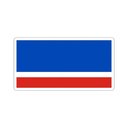 Flag of Turaw Belarus (Belarus) STICKER Vinyl Kiss-Cut Decal 6 Inch White - The Sticker Space