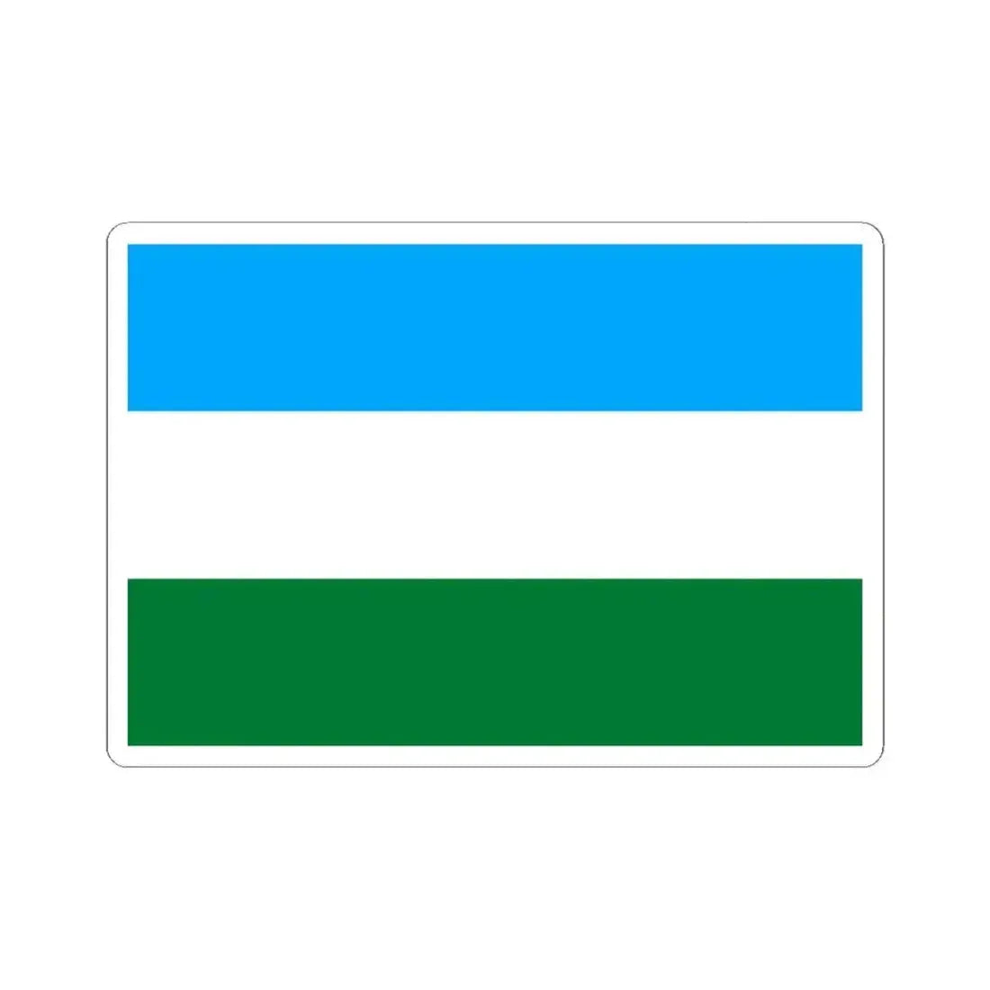 Flag of Turco Bolivia (Bolivia) STICKER Vinyl Kiss-Cut Decal 3 Inch White - The Sticker Space