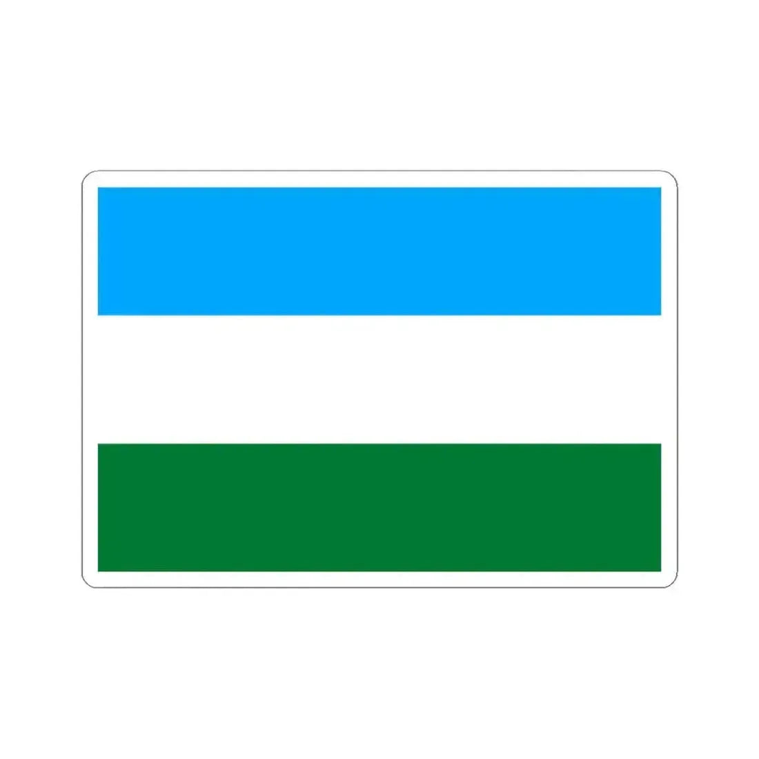 Flag of Turco Bolivia (Bolivia) STICKER Vinyl Kiss-Cut Decal 4 Inch White - The Sticker Space