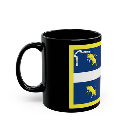 Flag of Turin Italy - Black Coffee Mug-The Sticker Space