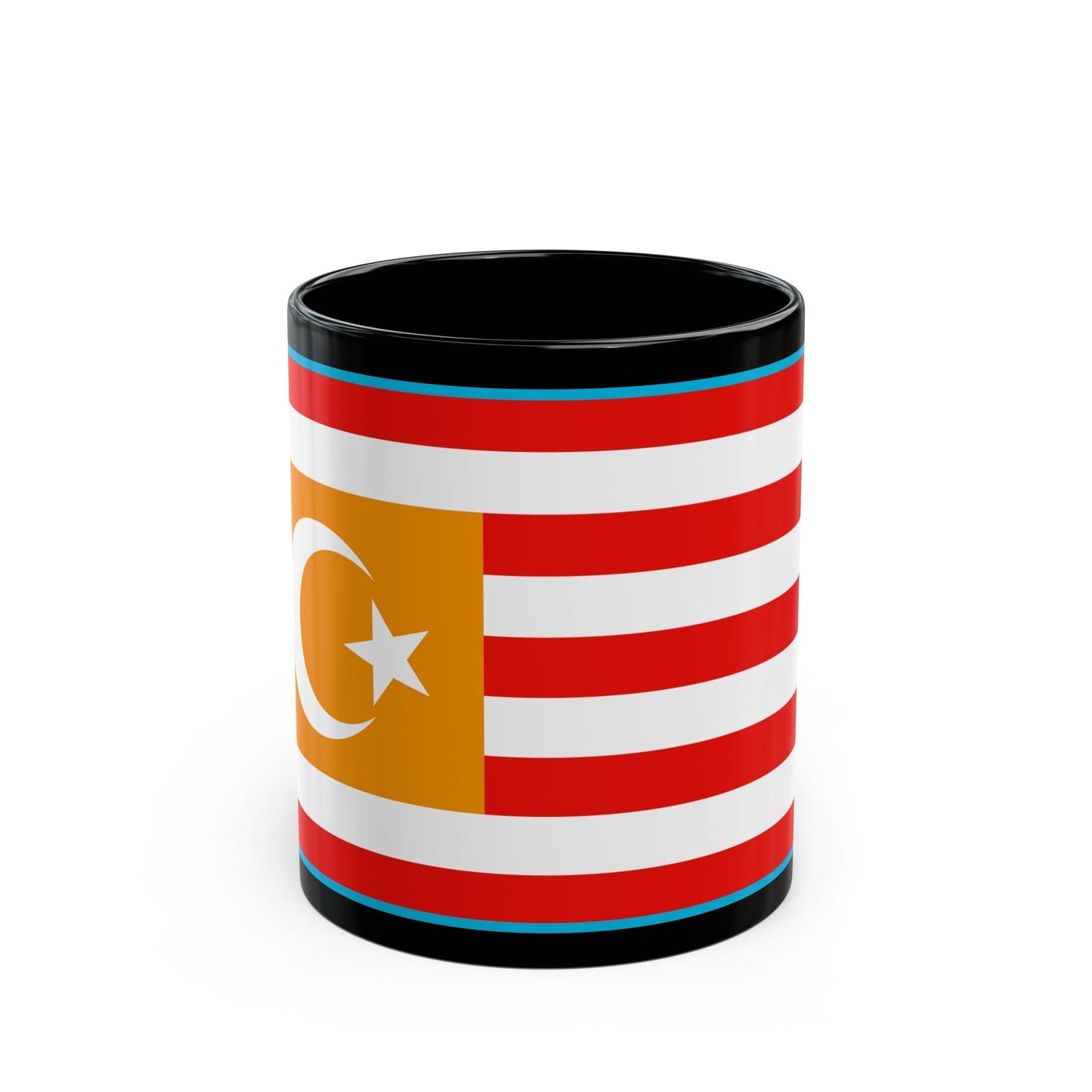 Flag of Turkestan - Black Coffee Mug-11oz-The Sticker Space