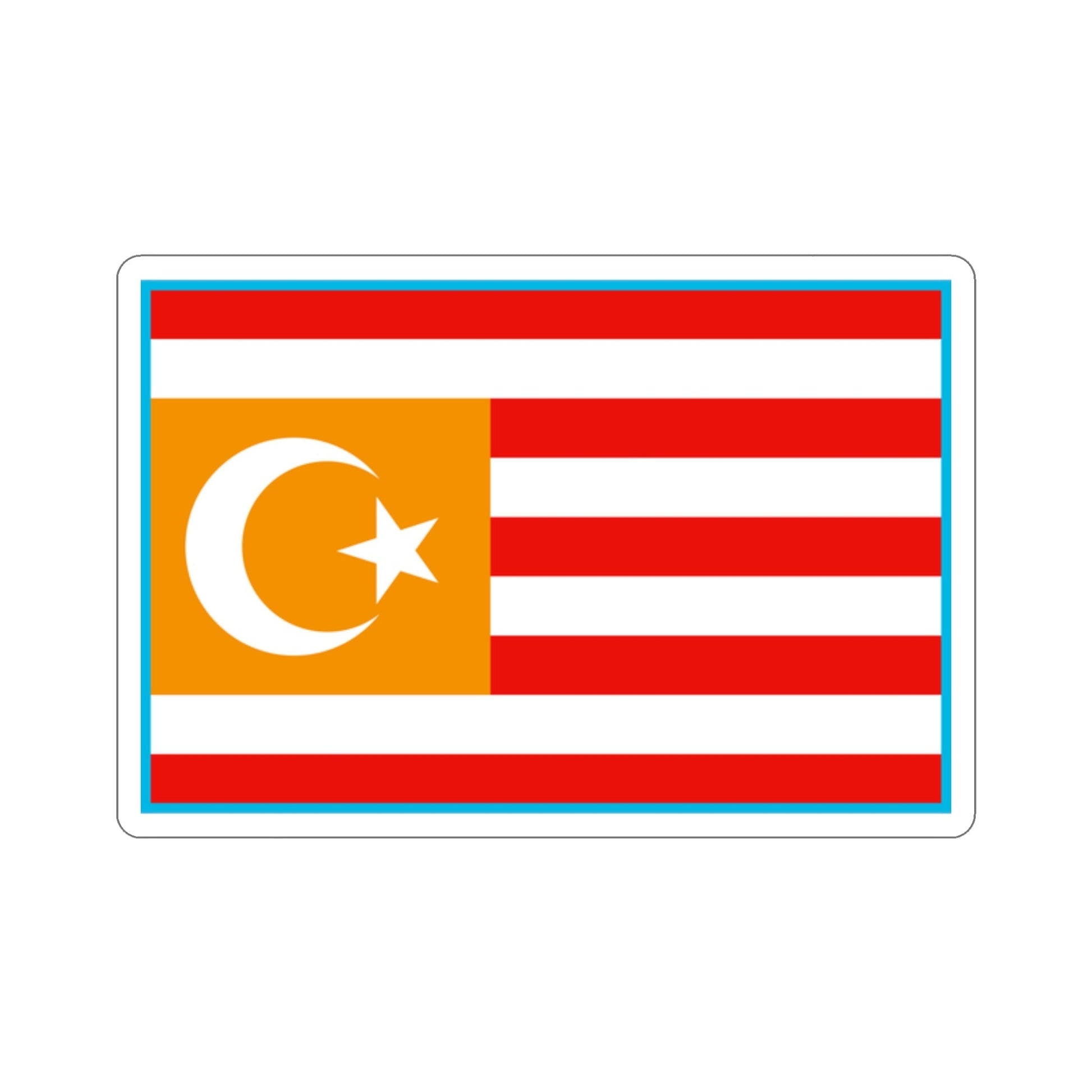 Flag of Turkestan STICKER Vinyl Die-Cut Decal-2 Inch-The Sticker Space