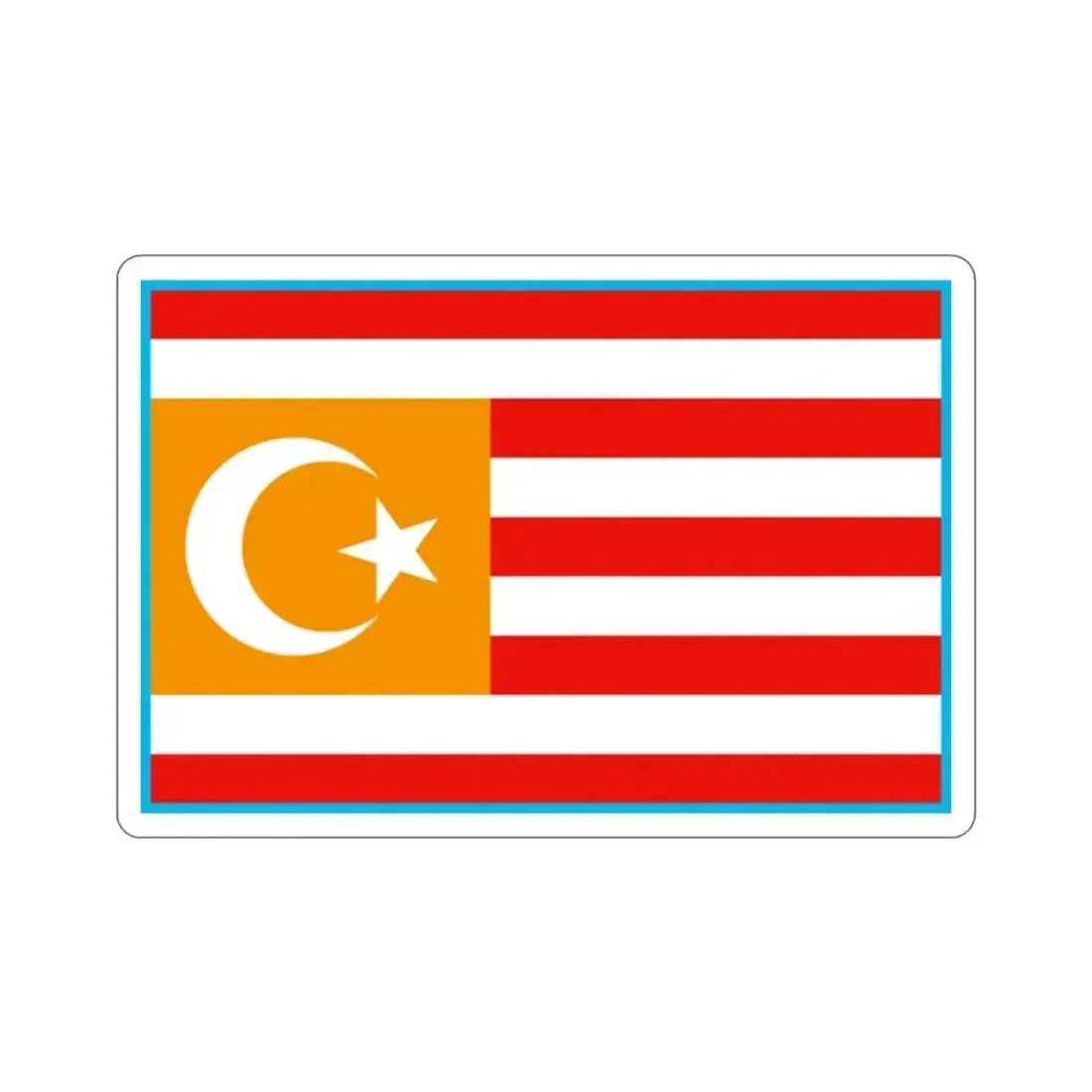 Flag of Turkestan STICKER Vinyl Die-Cut Decal 2 Inch - The Sticker Space