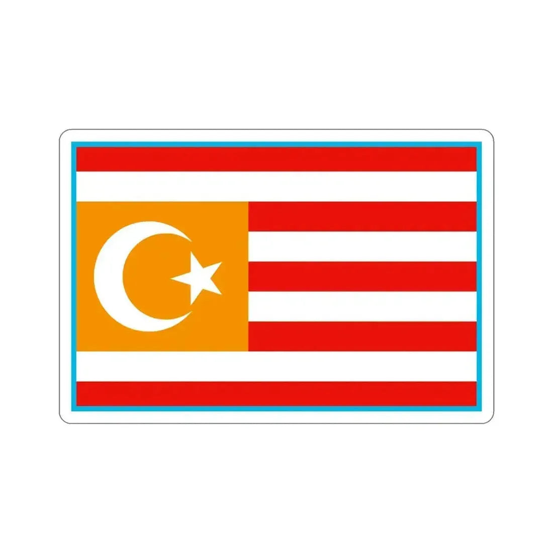 Flag of Turkestan STICKER Vinyl Die-Cut Decal 5 Inch - The Sticker Space