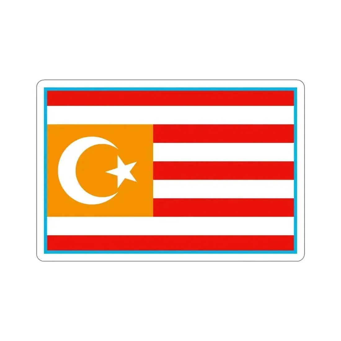 Flag of Turkestan STICKER Vinyl Die-Cut Decal 6 Inch - The Sticker Space