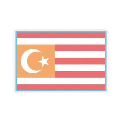 Flag of Turkestan - STICKER Vinyl Kiss-Cut Decal 2 Inch Transparent - The Sticker Space