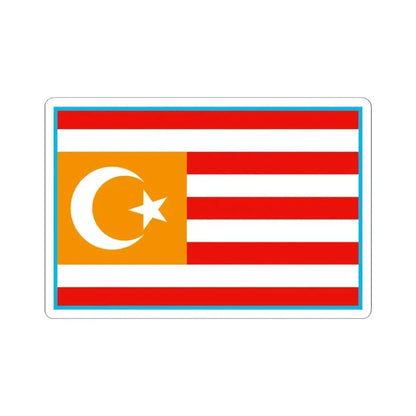 Flag of Turkestan - STICKER Vinyl Kiss-Cut Decal 3 Inch White - The Sticker Space