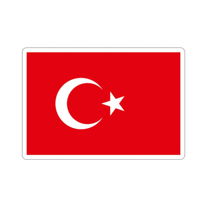 Flag of Turkey STICKER Vinyl Die-Cut Decal-3 Inch-The Sticker Space