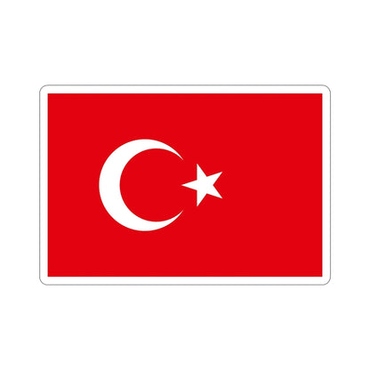 Flag of Turkey STICKER Vinyl Die-Cut Decal-6 Inch-The Sticker Space