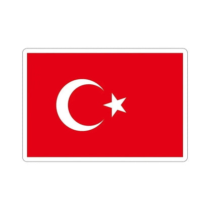 Flag of Turkey STICKER Vinyl Die-Cut Decal - The Sticker Space