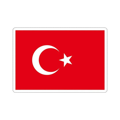 Flag of Turkey STICKER Vinyl Die-Cut Decal - The Sticker Space