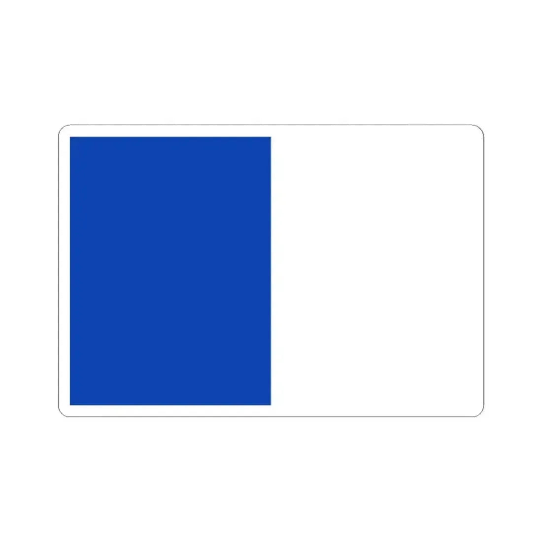 Flag of Turnhout (Belgium) STICKER Vinyl Kiss-Cut Decal 2 Inch White - The Sticker Space