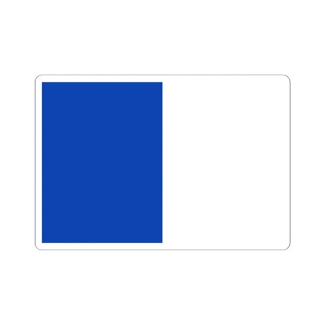 Flag of Turnhout (Belgium) STICKER Vinyl Kiss-Cut Decal 6 Inch White - The Sticker Space