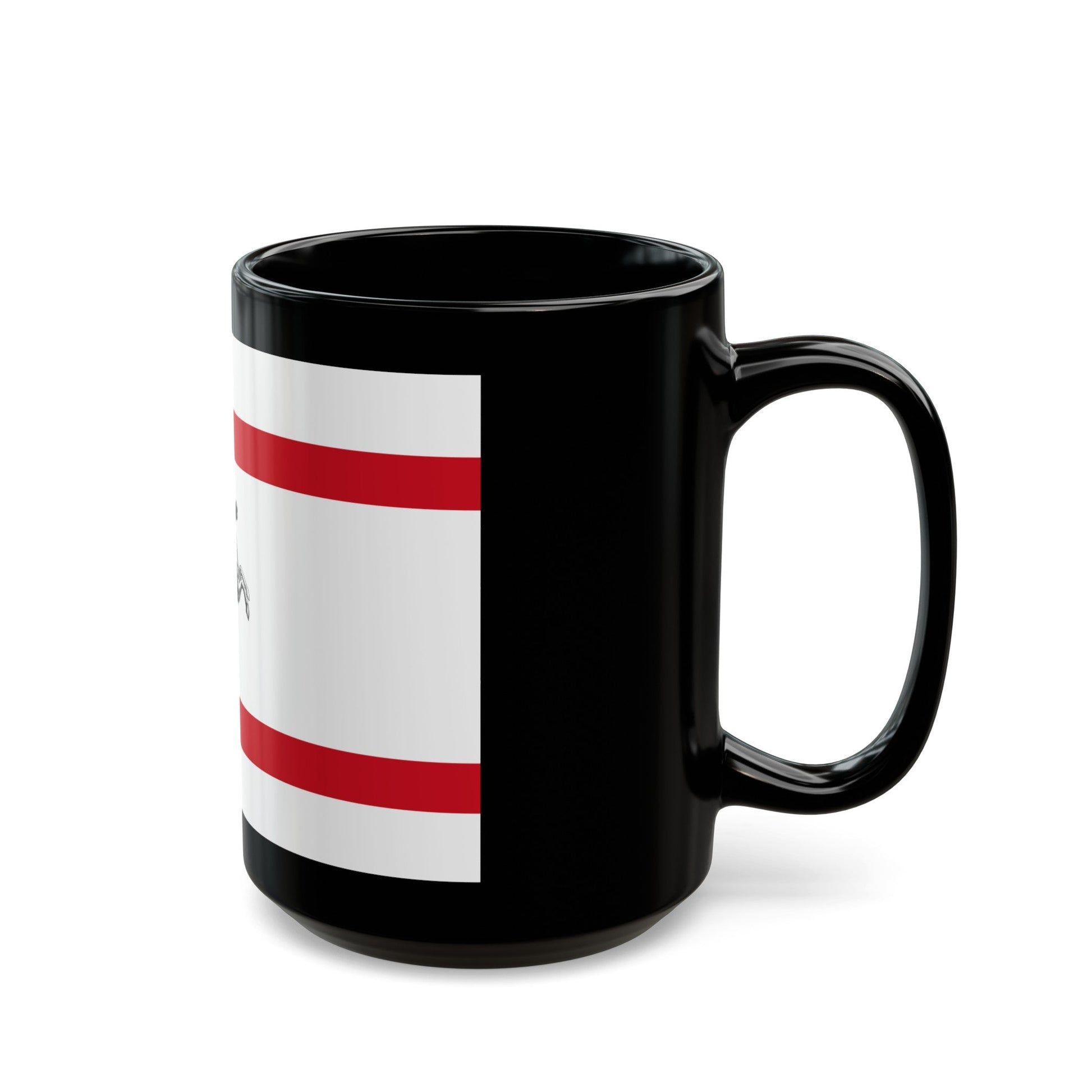 Flag of Tuscany Italy - Black Coffee Mug-The Sticker Space