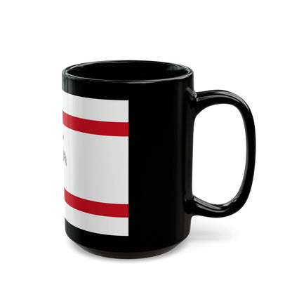 Flag of Tuscany Italy - Black Coffee Mug-The Sticker Space