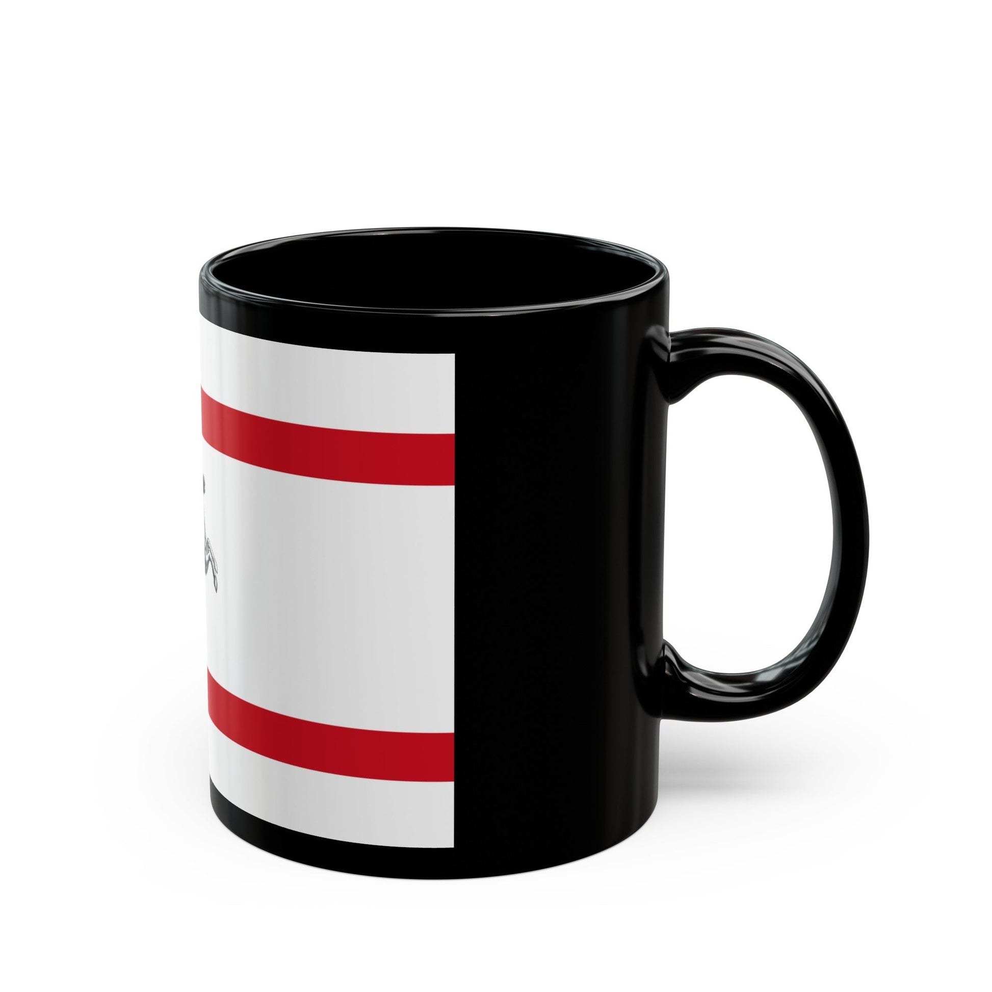 Flag of Tuscany Italy - Black Coffee Mug-The Sticker Space