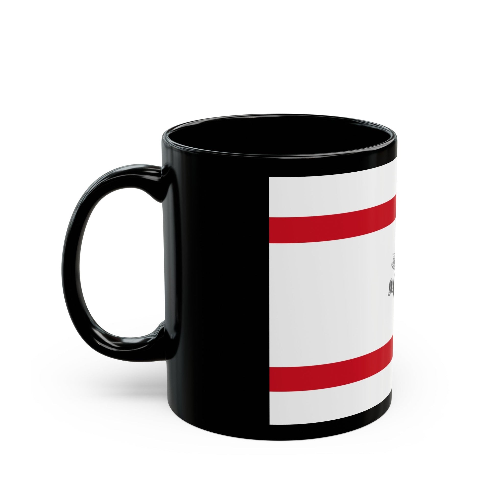 Flag of Tuscany Italy - Black Coffee Mug-The Sticker Space