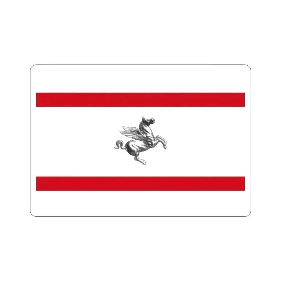 Flag of Tuscany Italy STICKER Vinyl Die-Cut Decal 3 Inch - The Sticker Space