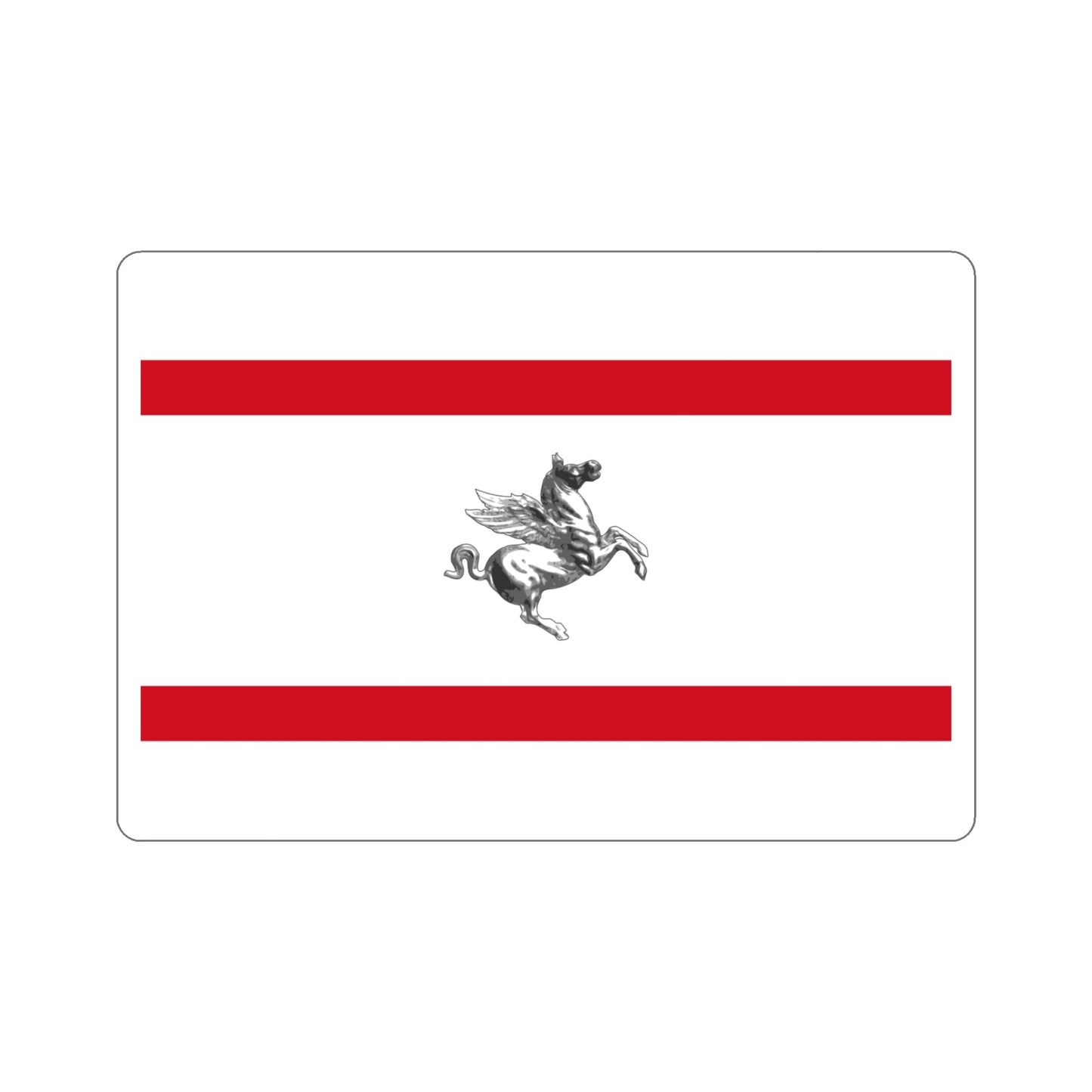 Flag of Tuscany Italy STICKER Vinyl Die-Cut Decal-4 Inch-The Sticker Space