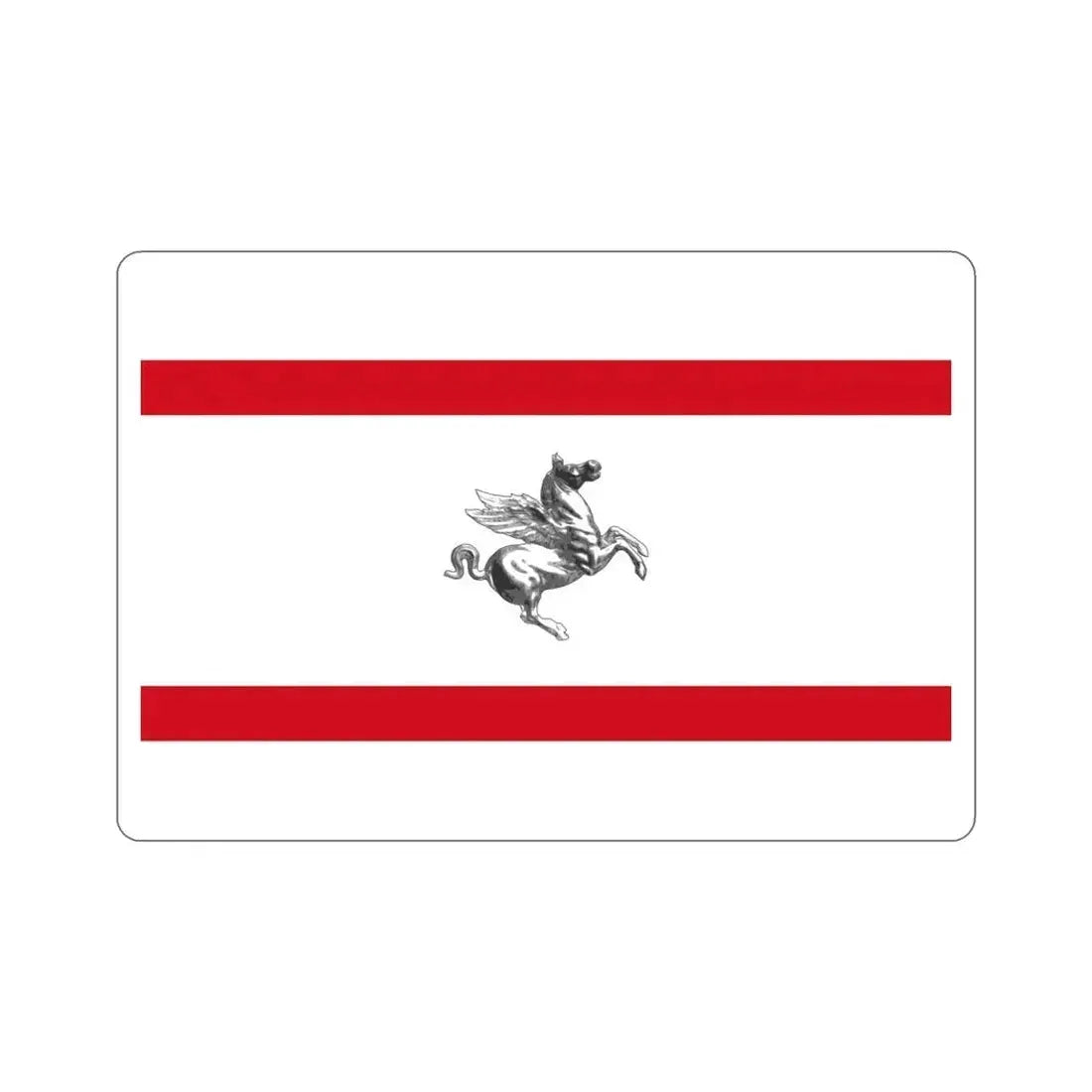 Flag of Tuscany Italy STICKER Vinyl Die-Cut Decal 4 Inch - The Sticker Space