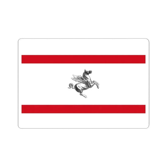 Flag of Tuscany Italy - STICKER Vinyl Kiss-Cut Decal 2 Inch White - The Sticker Space