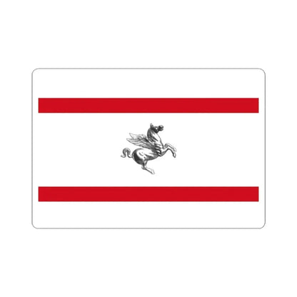 Flag of Tuscany Italy - STICKER Vinyl Kiss-Cut Decal 3 Inch White - The Sticker Space