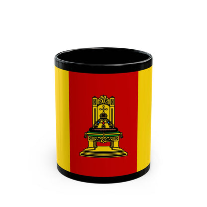 Flag of Tver Oblast Russia - Black Coffee Mug-11oz-The Sticker Space