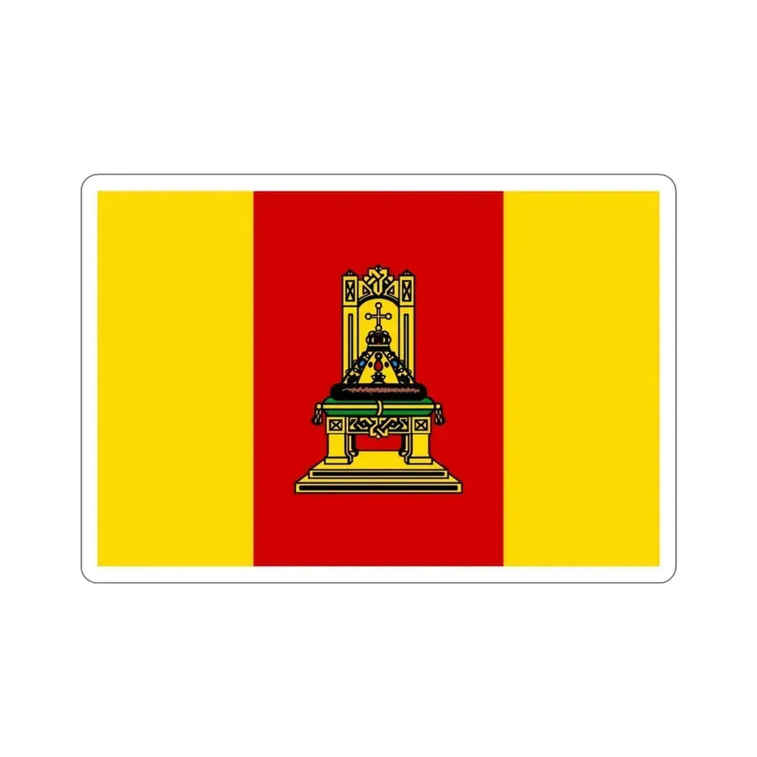 Flag of Tver Oblast Russia STICKER Vinyl Die-Cut Decal 4 Inch - The Sticker Space