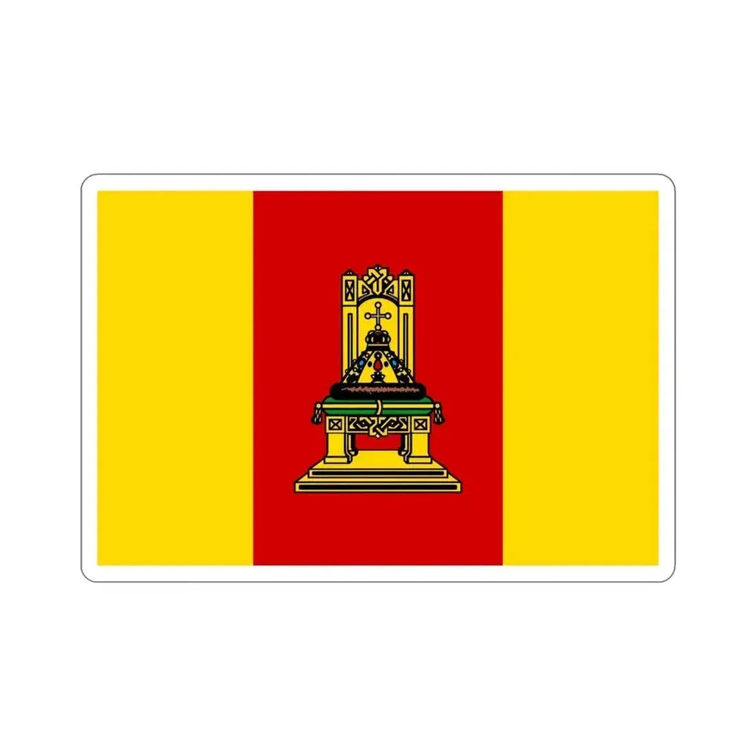 Flag of Tver Oblast Russia STICKER Vinyl Die-Cut Decal 5 Inch - The Sticker Space