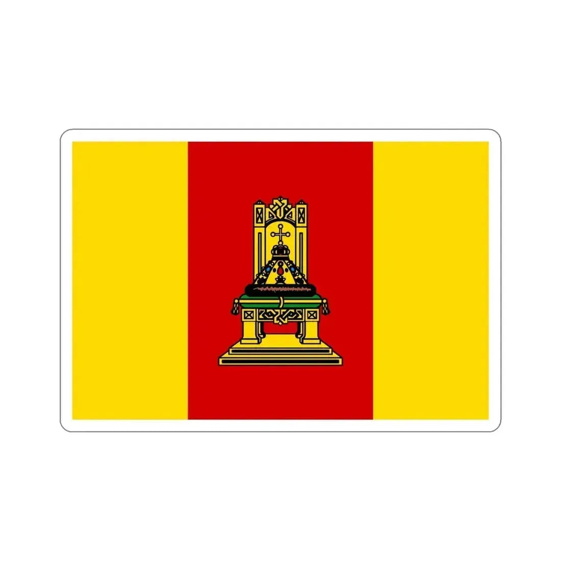 Flag of Tver Oblast Russia STICKER Vinyl Die-Cut Decal 6 Inch - The Sticker Space