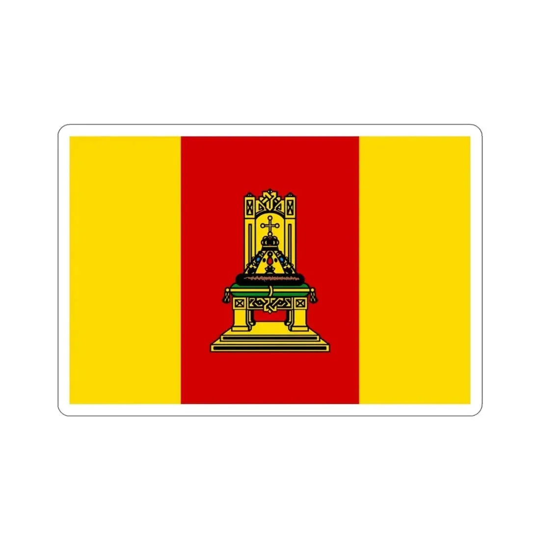 Flag of Tver Oblast Russia STICKER Vinyl Die-Cut Decal - The Sticker Space