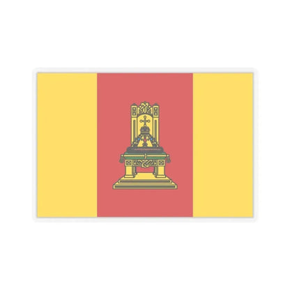 Flag of Tver Oblast Russia - STICKER Vinyl Kiss-Cut Decal 2 Inch Transparent - The Sticker Space