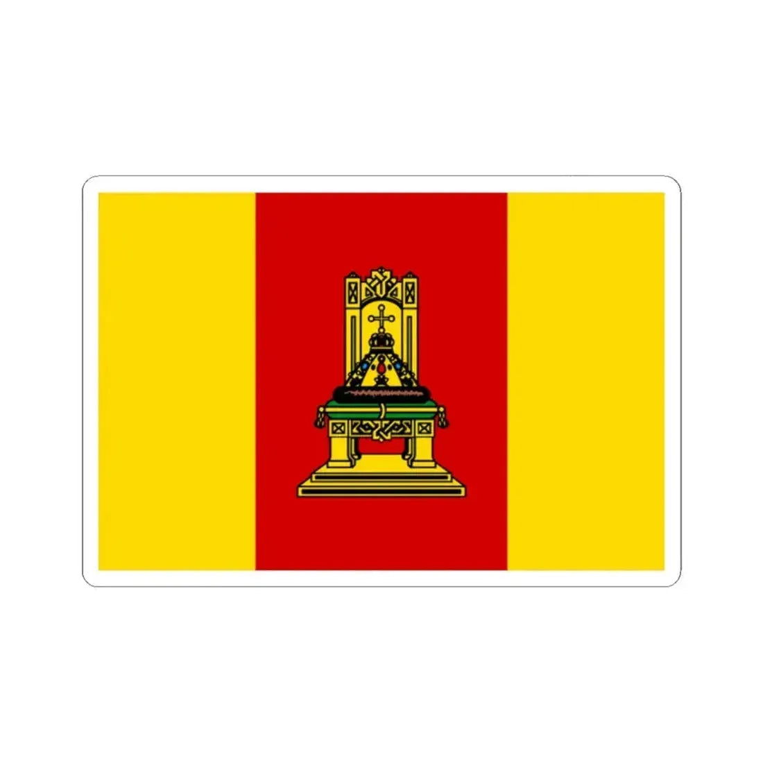 Flag of Tver Oblast Russia - STICKER Vinyl Kiss-Cut Decal 2 Inch White - The Sticker Space