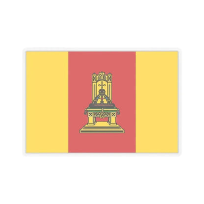 Flag of Tver Oblast Russia - STICKER Vinyl Kiss-Cut Decal 3 Inch Transparent - The Sticker Space