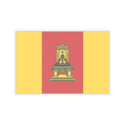 Flag of Tver Oblast Russia - STICKER Vinyl Kiss-Cut Decal 4 Inch Transparent - The Sticker Space
