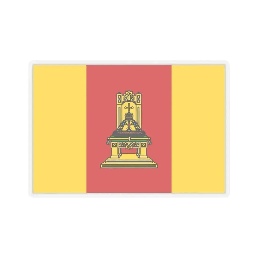 Flag of Tver Oblast Russia - STICKER Vinyl Kiss-Cut Decal 6 Inch Transparent - The Sticker Space