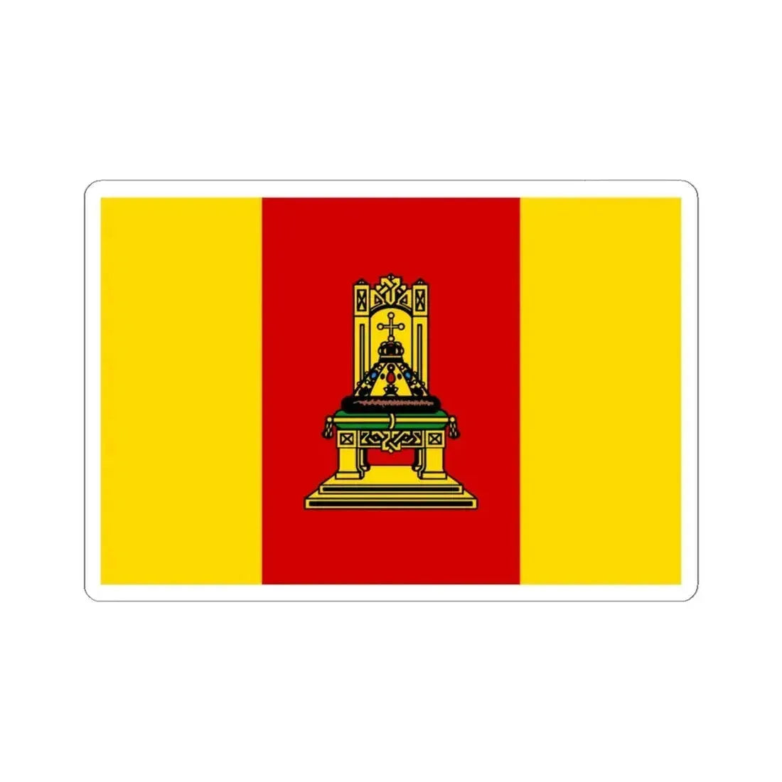 Flag of Tver Oblast Russia - STICKER Vinyl Kiss-Cut Decal 6 Inch White - The Sticker Space