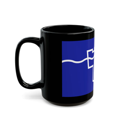 Flag of Tyne & Wear UK - Black Coffee Mug-The Sticker Space