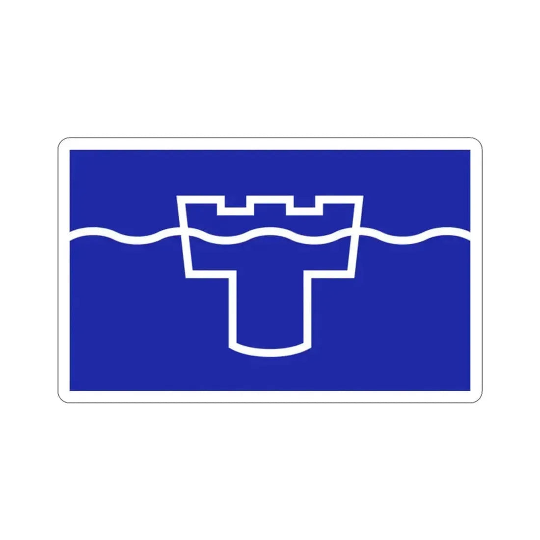 Flag of Tyne & Wear UK STICKER Vinyl Die-Cut Decal 2 Inch - The Sticker Space