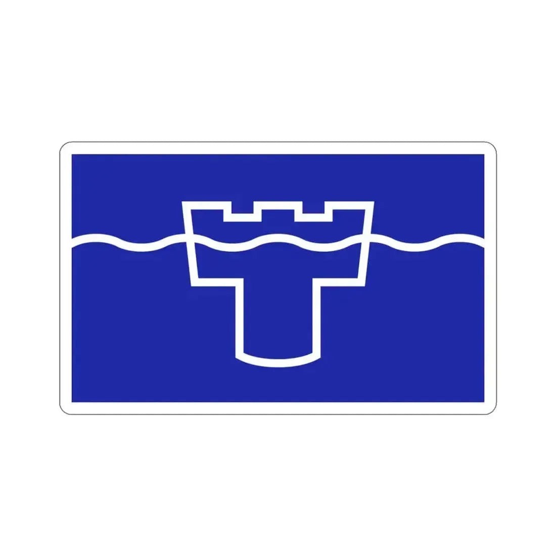 Flag of Tyne & Wear UK STICKER Vinyl Die-Cut Decal 3 Inch - The Sticker Space