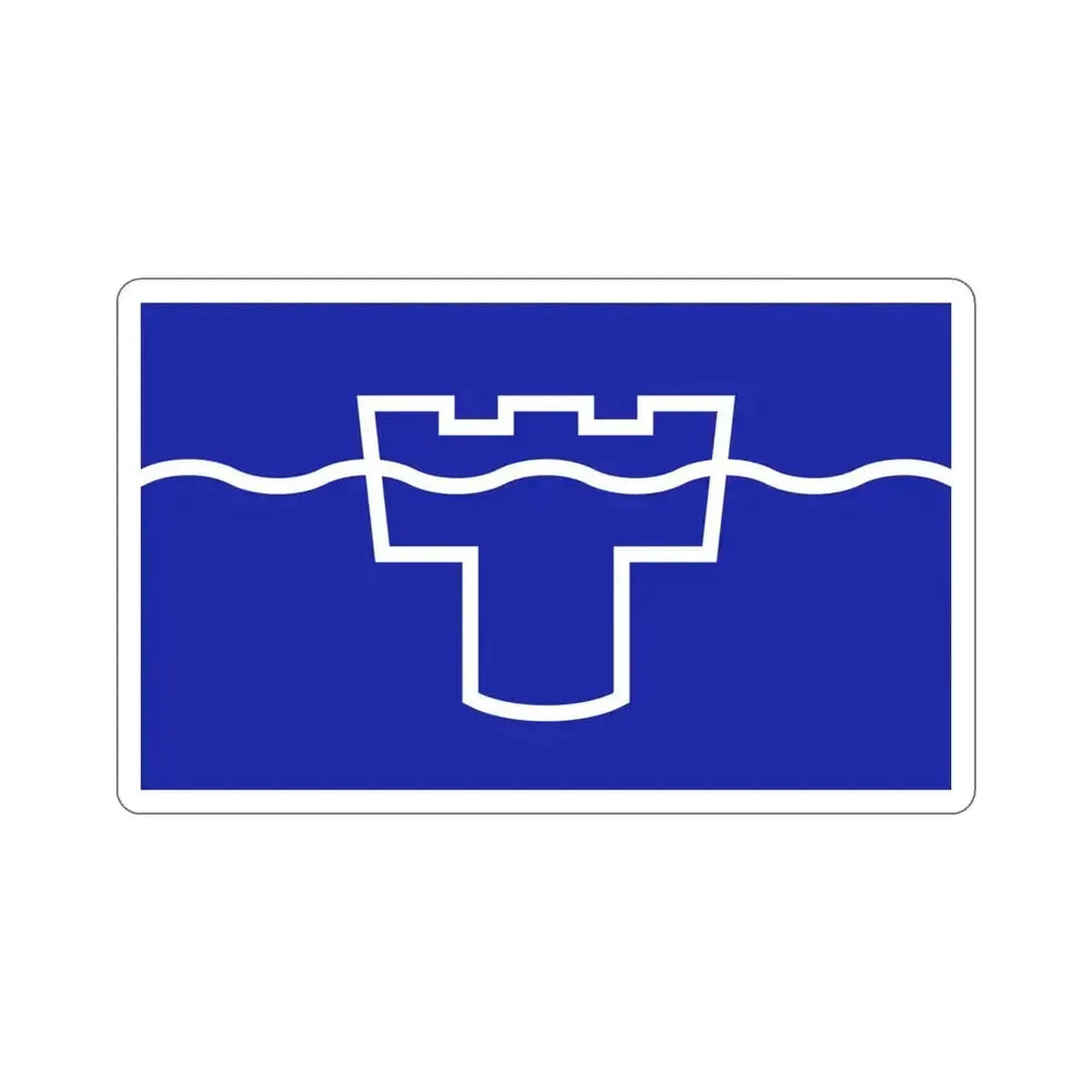 Flag of Tyne & Wear UK STICKER Vinyl Die-Cut Decal 4 Inch - The Sticker Space