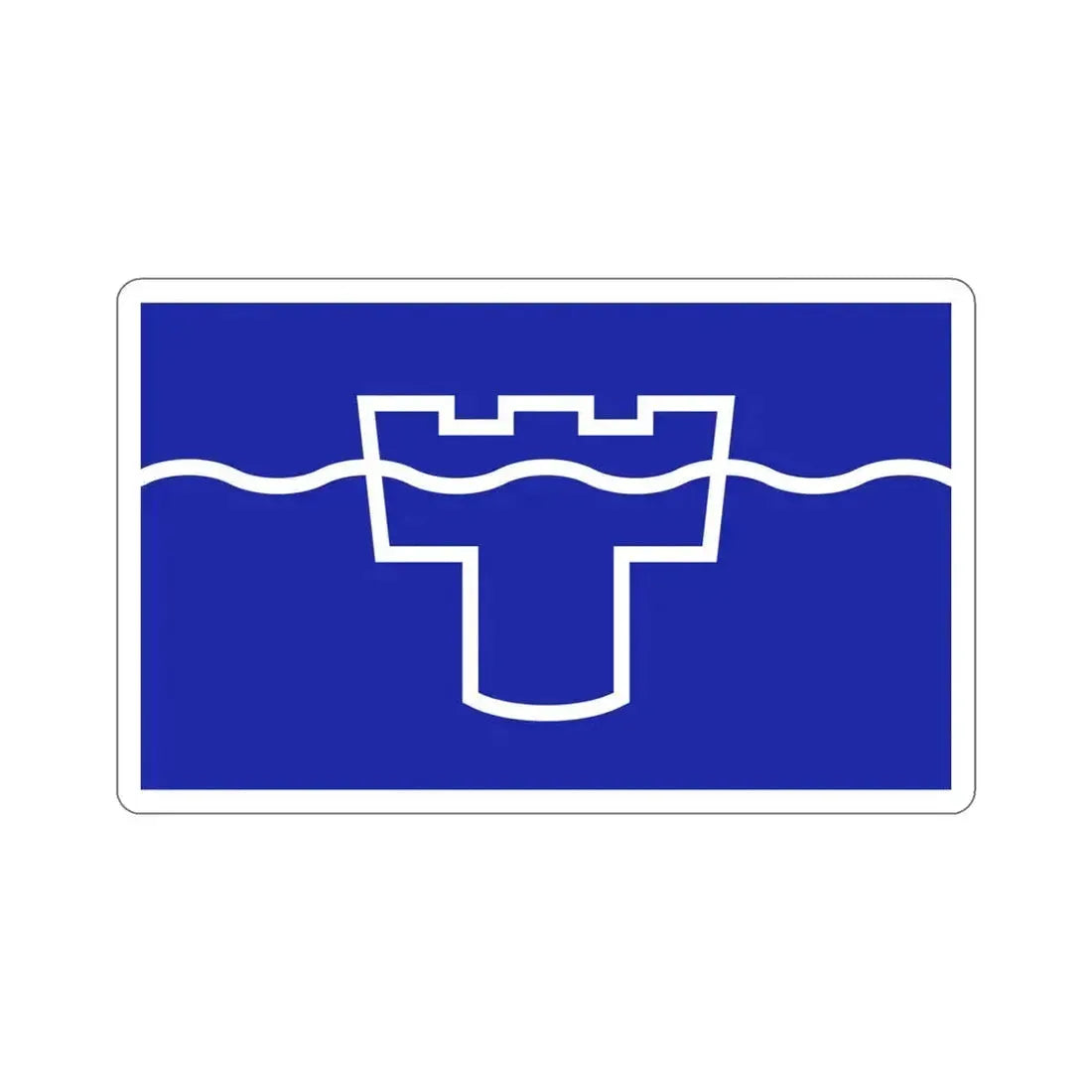 Flag of Tyne & Wear UK STICKER Vinyl Die-Cut Decal 5 Inch - The Sticker Space