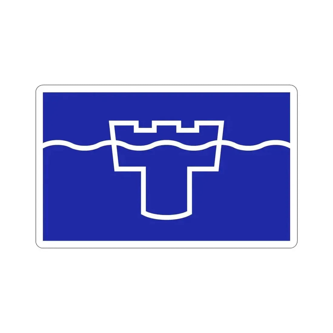 Flag of Tyne & Wear UK STICKER Vinyl Die-Cut Decal 6 Inch - The Sticker Space