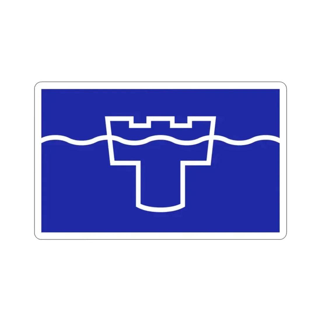 Flag of Tyne & Wear UK STICKER Vinyl Die-Cut Decal - The Sticker Space